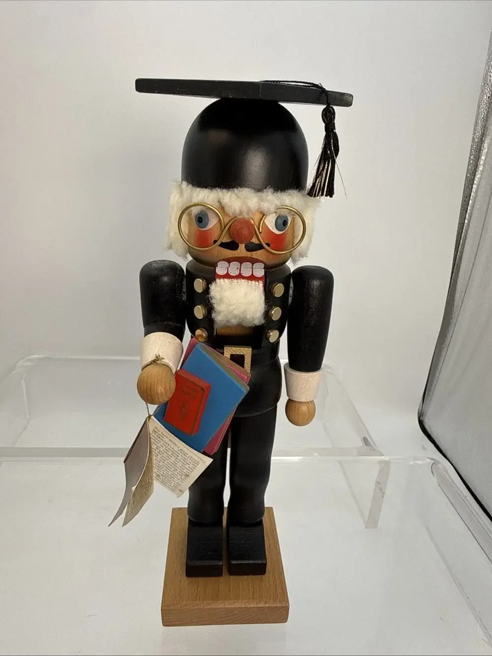 Christian Ulbricht Doctor Graduate Nutcracker Handmade Germany READ